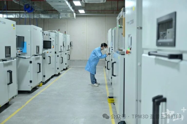 中山盈普的3D打印車間